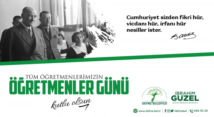 Başkan Güzel'in 24 Kasım Öğretmenler Günü mesajı