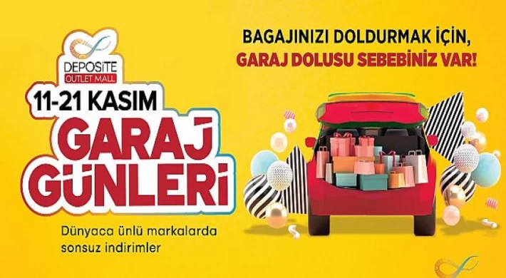 Deposite Outlet Mall’de Garaj Günleri Başladı