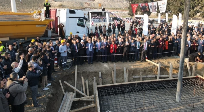 ANTAKYA SEBZE VE MEYVE HALİNİN TEMELİ ATILDI