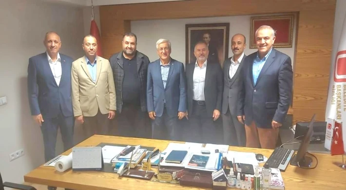 AHD'den ve Tutar'dan başkan Yeloğlu'na nezaket ziyareti