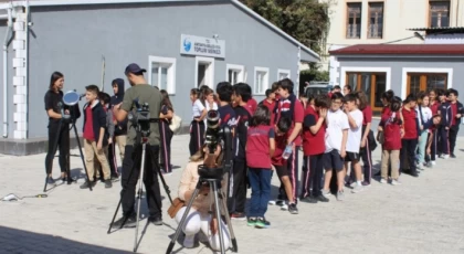 ANTAKYA BİLİM MERKEZİ'NDEN GÜNEŞ GÖZLEMİ ETKİNLİĞİ