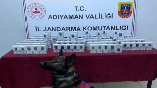 100 paket kaçak sigara ele geçirildi